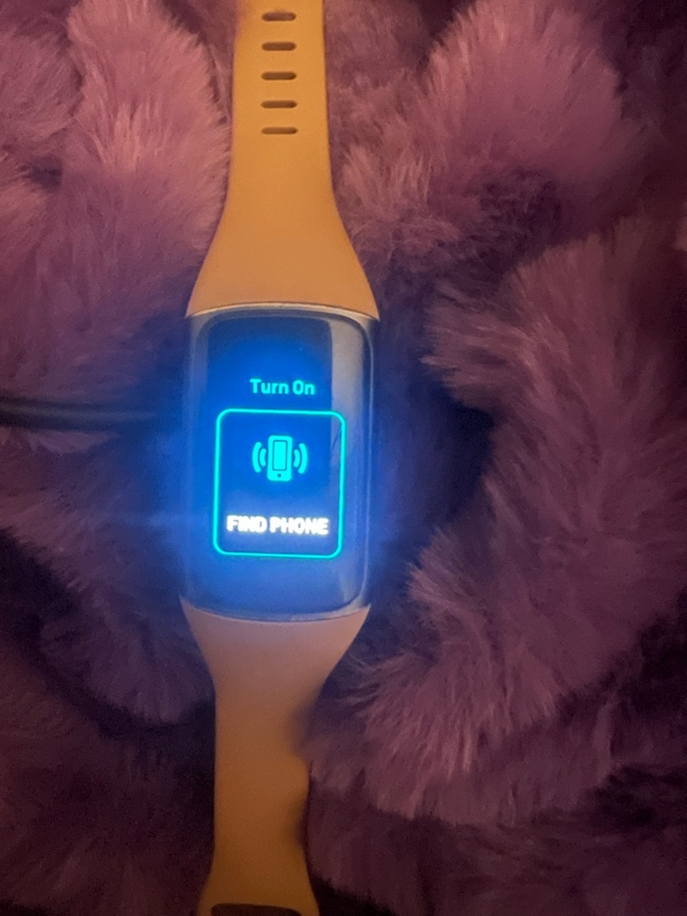 Fitbit charge 5. Tan band, and comes with charger. - Picture 10 of 15